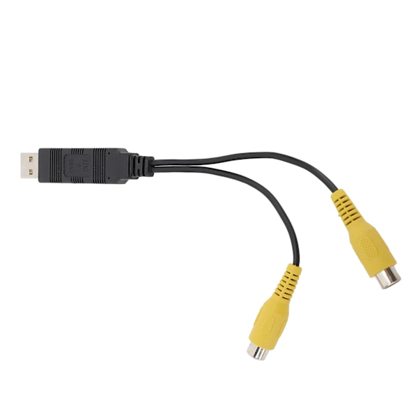 USB till CVBS Video Output Adapter HD Video Lättanvänd USB till RCA gränssnittskabeladapter för fordon