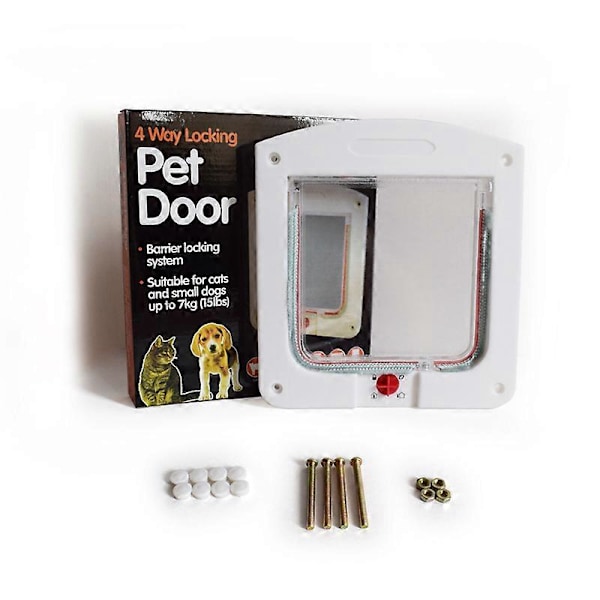 Pet cat door dog door can control the free entry and exit of pets two-way door Pet supplies-yyds