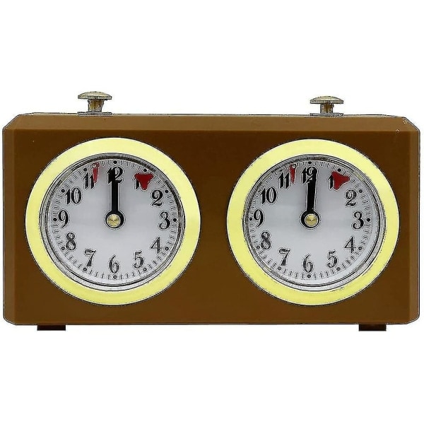 REMAKE Mekanisk sjakkklokke analog for sjakkspill Timer Klokker Timer Ingen batterier nødvendig
