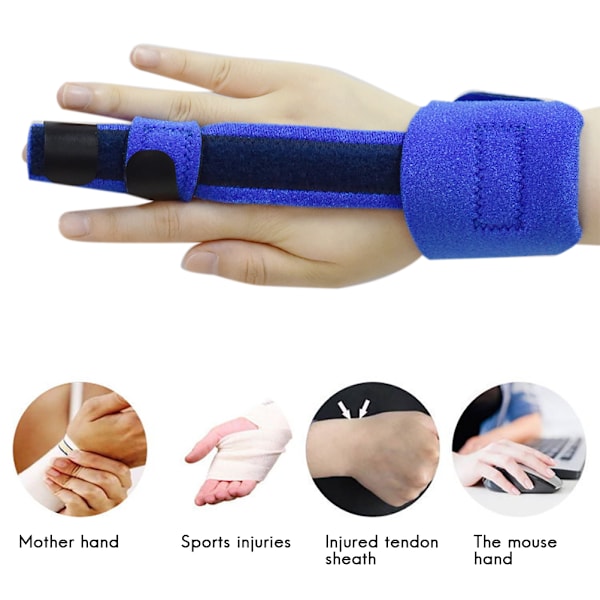 Finger Extension Skinne til Trigger Finger, Hammer Finger, Fingerled Immobilisering, Fingerfrakturer, Smertelindring