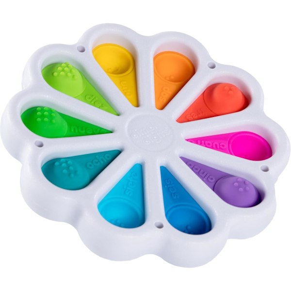 Fat Brain Toys Dimpl Digits - Sensorisk førskoleleke som spretter og lærer bort tall【】