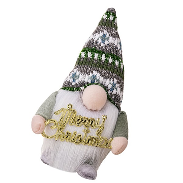 Svensk Nisse Tomte Ornament med Lys Lang Hat Sød Jule Dværg Dekoration til Ferie Hjem Thanksgiving Mand