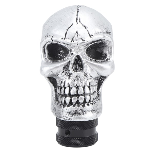 Skull Gear Shift Head Resin Shifter Knob Bil Gear Shift Stick til de fleste manuelle køretøjer Sort