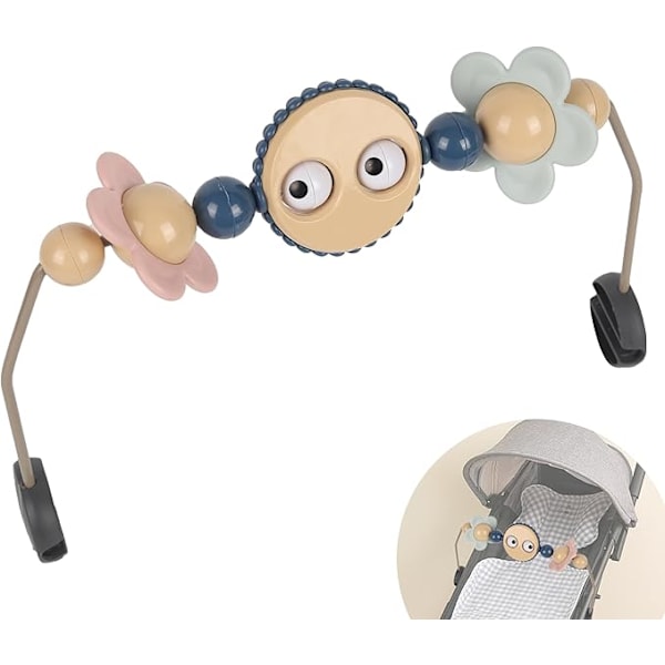 Lelu kaareva vauvan istuimeen - Googly Eyes lelu kaareva rattaisiin