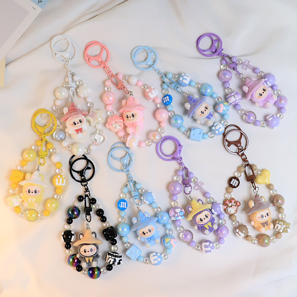 2 Monster Rabbids Energy Series - Vinylanheng Nøkkelringcharms