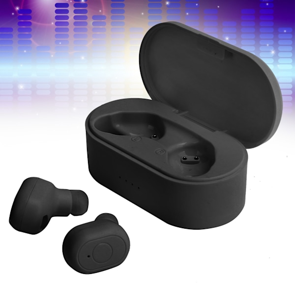 Y80 Trådløse Bluetooth-hovedtelefoner In-Ear Binaural Stereo Headset Bluetooth 5.0 Headset (Sort)