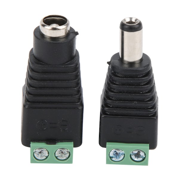 5.5x2.5mm DC Power Connector Jack Male&amp;Female CCTV Power Adapters for Camera Converter