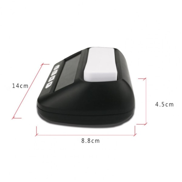 YS YS-902 Sjakk Timer Sjakk Klokke for Go-turnering (Gul Engelsk Versjon)