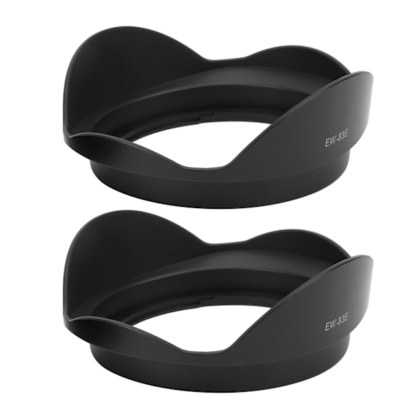 2PCS EW83E AntiGlare Lens Hood Sunshade Cover for EF 1740mm/1735mm/2035mm Camera Lens