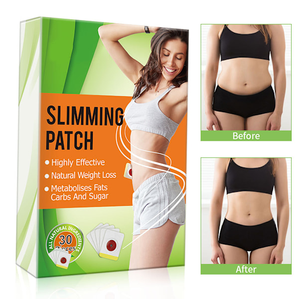 30Pcs Slimming Stickers Weight Loss Sticker Belly Fat Tighten Weight Loss Stickers