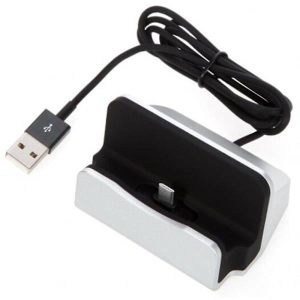 Usb 3.1 Type C Docking Station Stand Oplader Sølv Opladere & Holdere