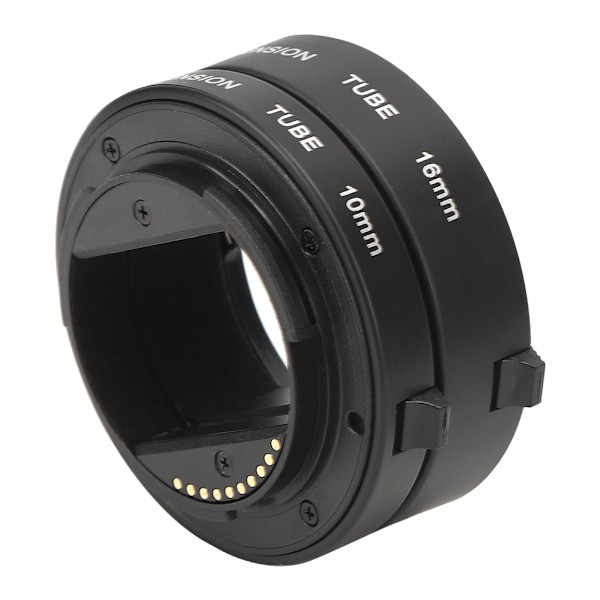 10mm16mm Makroadapterring Automatisk Fokuseringsforlengelsesrør for Sony NEX E-Mount-kamera