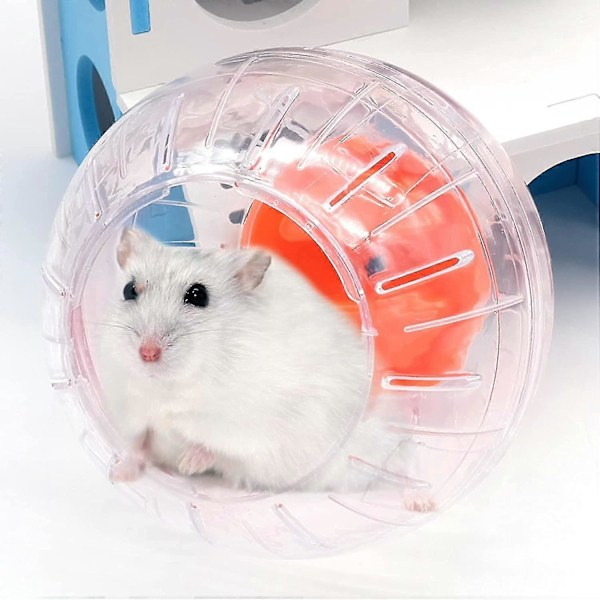 2 kpl Hamsterin juoksupalloa Hamsterin liikuntapallot Läpinäkyvät Hamsteripallot Lievittää Hamsterien tylsyyttä Pink orange