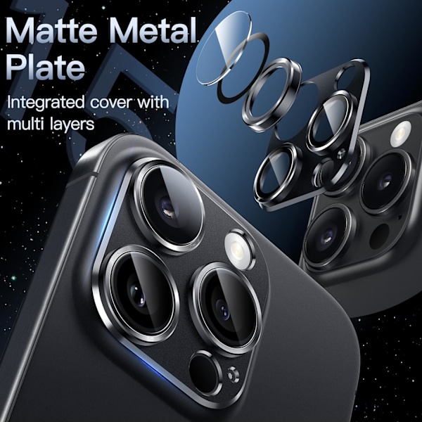 Kamerabeskyttelse for iPhone 15 Pro 6,1 tommer og iPhone 15 Pro
