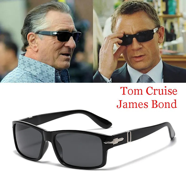 2022 Muoti James Bond 007 Vintage-tyyliset Polarisoivat Ajolasit Miehille Vintage Klassiset Aurinkolasit Oculos De Sol Masculino 649 C6 649 C6 UV400