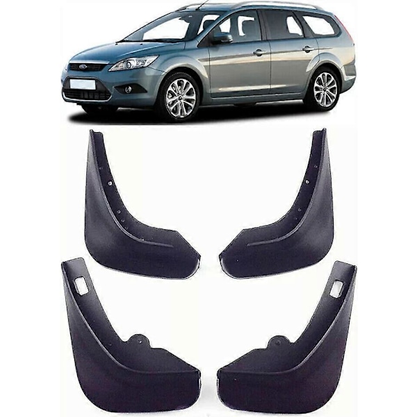 4X Stänkskärmar Fram & Bak För 2005-2011 Ford Focus MK2 II Kombi
