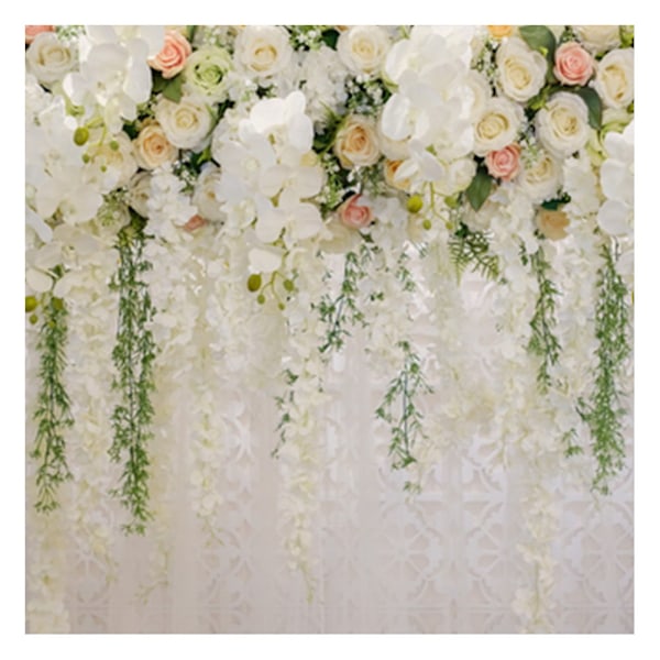 60*60cm Wedding Newborn Photography Floral Background Studio Photo Props Vinyl Backdrop (HQ5)