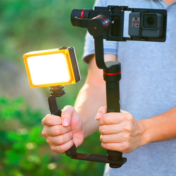 LED Mini Fotografi Bärbar På Kamera Video Fyllningsljus  Lampor för SLR-kameror