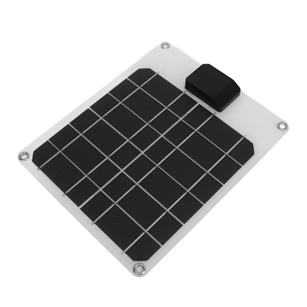 5W 5V Solpanel Monokristallin Strömgenerator Panel Batteriladdare Kit för Bil Båt Släpvagn RV Blå