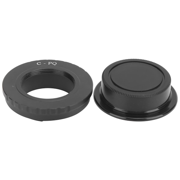 CPQ Lens Adaptor Ring with Back Cap for C Mount Lens to for Pentax Q/Q10/Q7/QS1 Camera