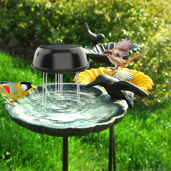 Solcelledrevet fuglebad omrører Water Wiggler