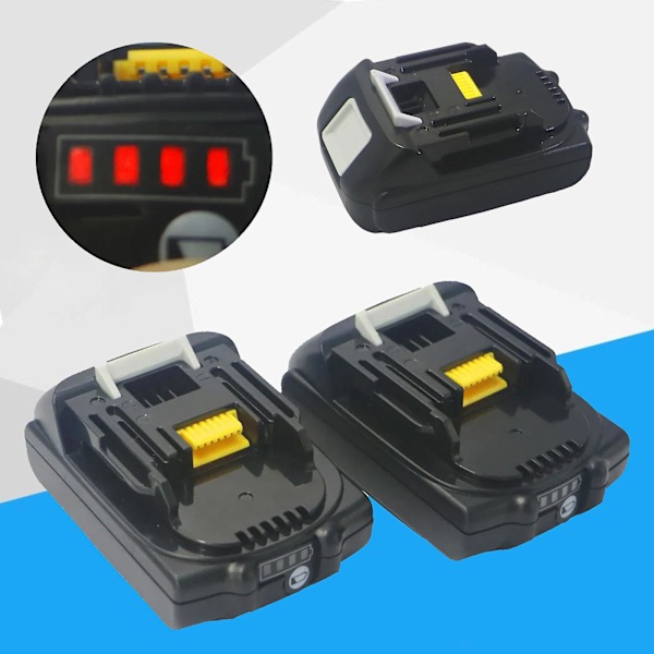 18V Batteri 2AH för MAKITA BL1860 Elverktygsbatteri BL1850 BL1840 BL1820 js