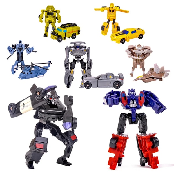 Mini Transformers Leke Masterpiece Modell Leker For Gutt Actionfigur Studio Series 8cm Hasbro Devastator Transformer Gold