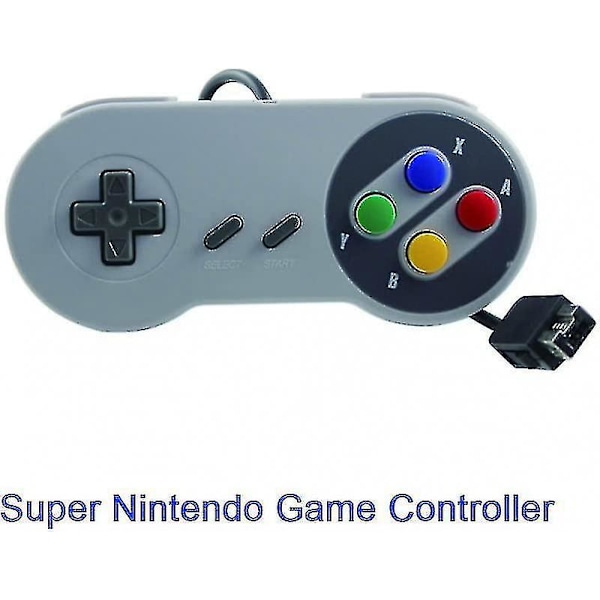Kompatibel Trådbunden Handkontroll Kompatibel med Nya Super Nintendo Nes/snes Classic Edition Mini 2017, Klassisk Spelkontroll db