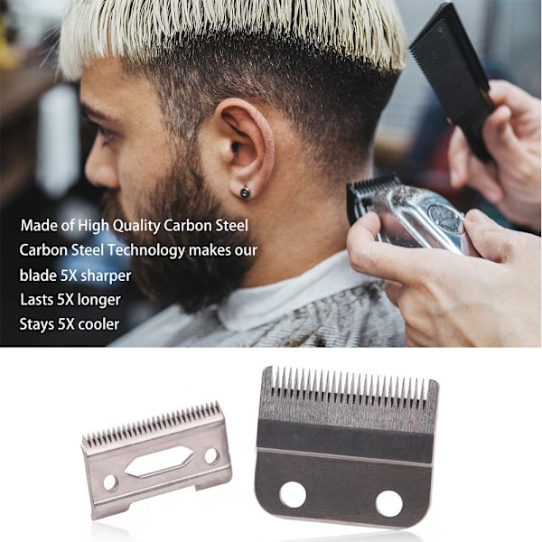 Ersättningsblad i kolstål för Wahl 8148, Wahl Senior sladdlös trimmer, 2-pack