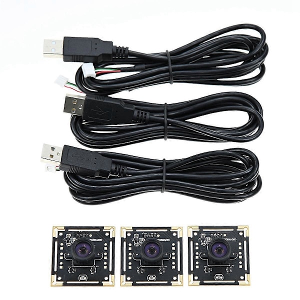 St Kameramoduler 100 Grader OV9732 2M Kabel 1280x720 30fps, Kompatibel med Autodarts.Io, USB Driver Free