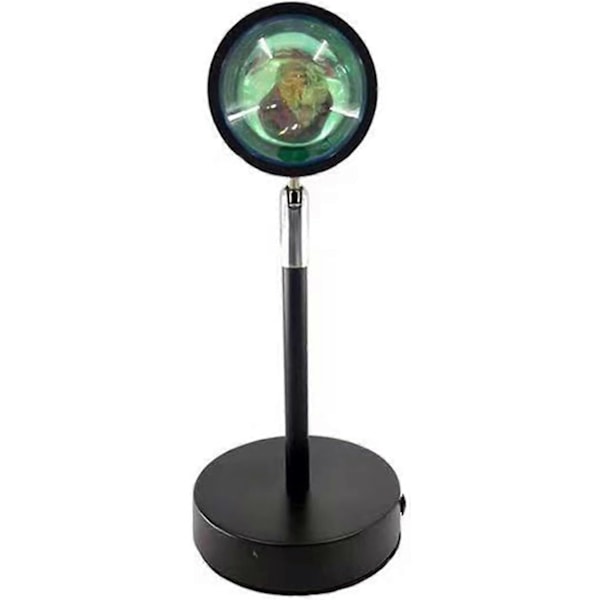Solnedgangslampe Projeksjonsspotlight med Fjernkontroll RGB 16 Farger, 360 Graders Rotasjon