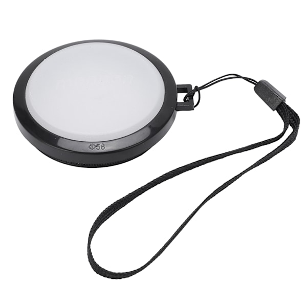 MENNON White Balance Camera Lens Cap Cover Plastic Camera Body Cap AntiCorrosion(58mm 2.3in )