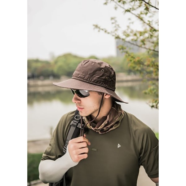 IC Solhatt Herre Dame UV-beskyttelse Sammenleggbar Safarihatt