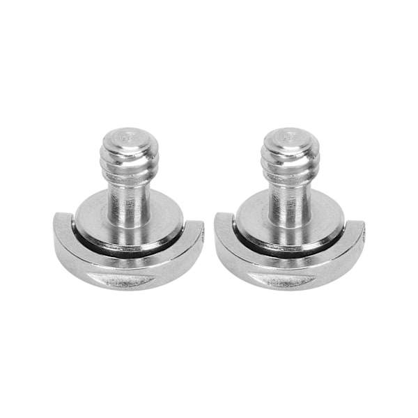 Stainless Steel D Shaft DRing 1/4 Inch Male Mounting Screw Adapter for Camera Quick Release Plate