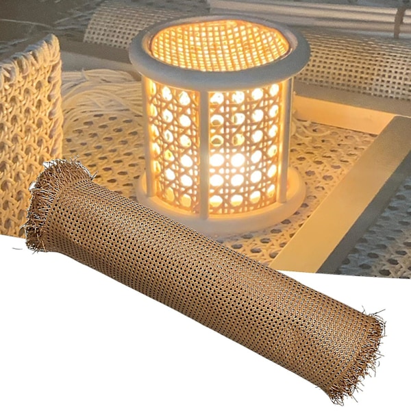 Kryc 1 Rulle Rattan Net Uden Gråd Stærk DIY Rattan Møbeldekoration Engineering Net Rattan Net Til Daglig Brug (dp)