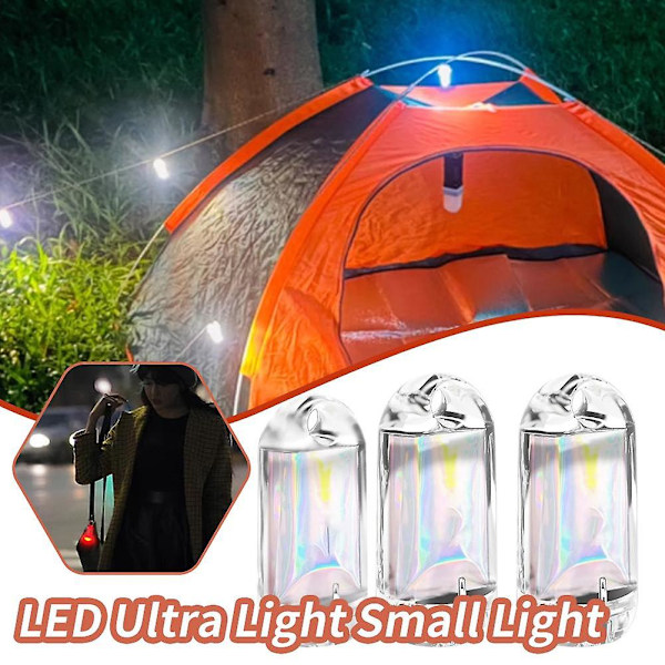 Ultra Mini LED Lommelygter Letvægts USB-C Genopladelig EDC, Lomme Høj Lysstyrke