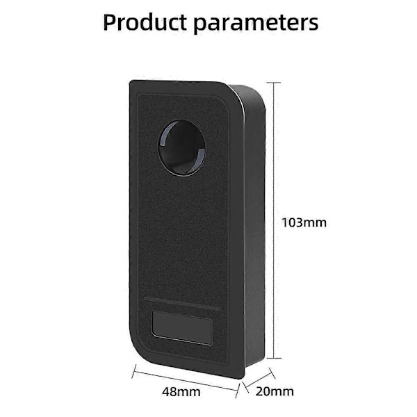 S1EM 1000 Brugere Proximity Læser Vandtæt Dør Adgangskontrol System Kit 125Khz Læser Med Master Card Døråbner