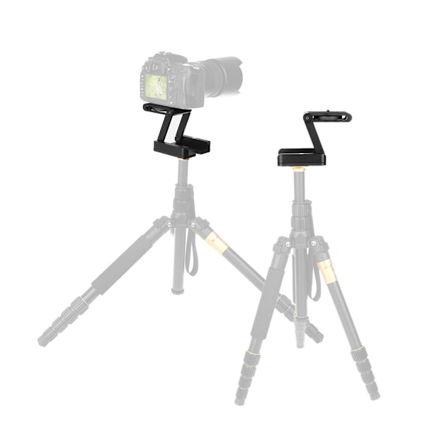 Sammenleggbar Z Flex Tilt Pan Tripod Hoved Ballhode Hurtigutløserplate Stativ for Kamera DSLR