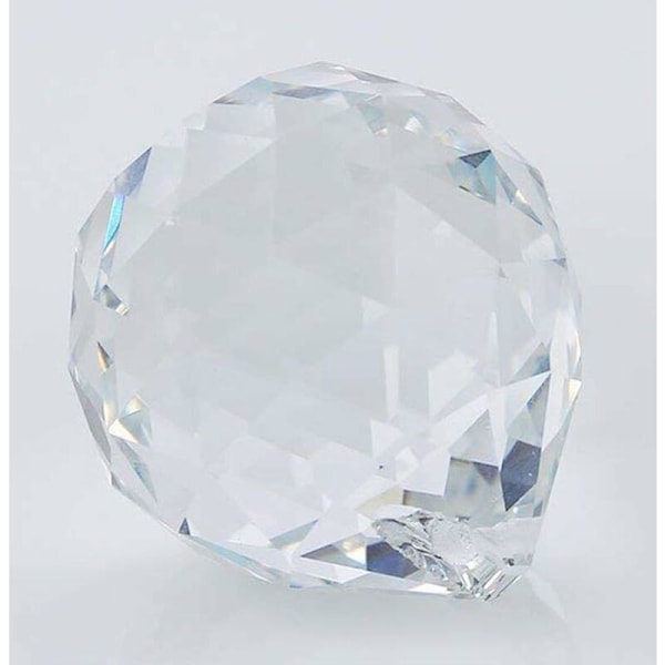 60 mm Stor klar glaskrystalkugle glaskugle glasprisme vedhæng regnbue krystal lysekrone krystaldele - bryllup, fest, festlig borddekoration