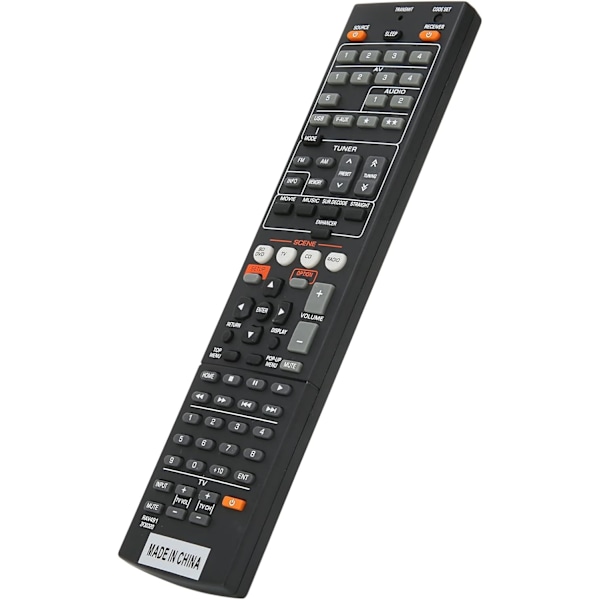 Fjärrkontroll för Yamaha Rx V371 Abs Rav491 AV-receiver Fjärrkontroll Ersättningsfjärrkontroll för Yht399U Htr5063 Rxv467 Rxv367 Rxv371