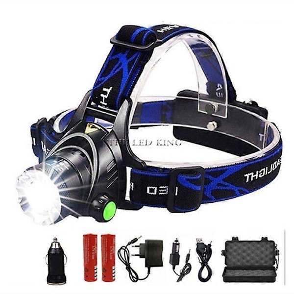 18650 V6 18650 Olik sensor aste bastulampa T6 fiskelykta hög orättvis bastulampa ficklampa LED pannlampa