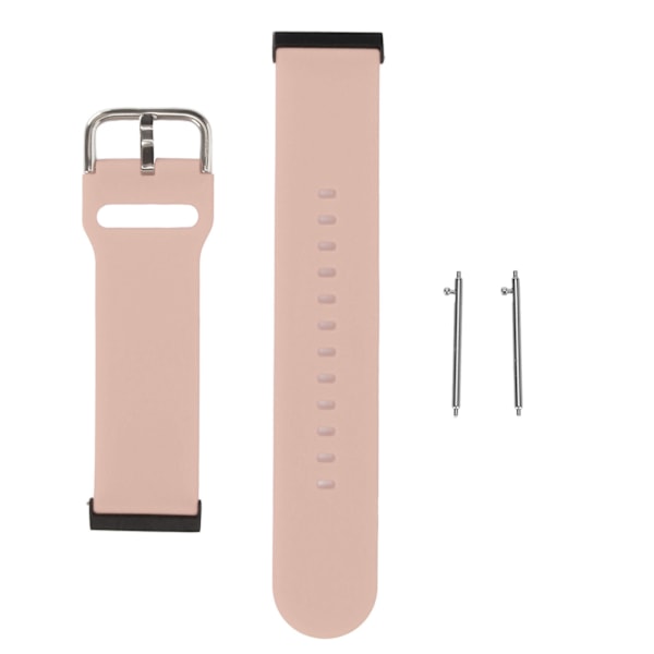 Silicone Smartwatch Band Adjustable Replacement Watch Strap Accessory for Suunto7 Pink