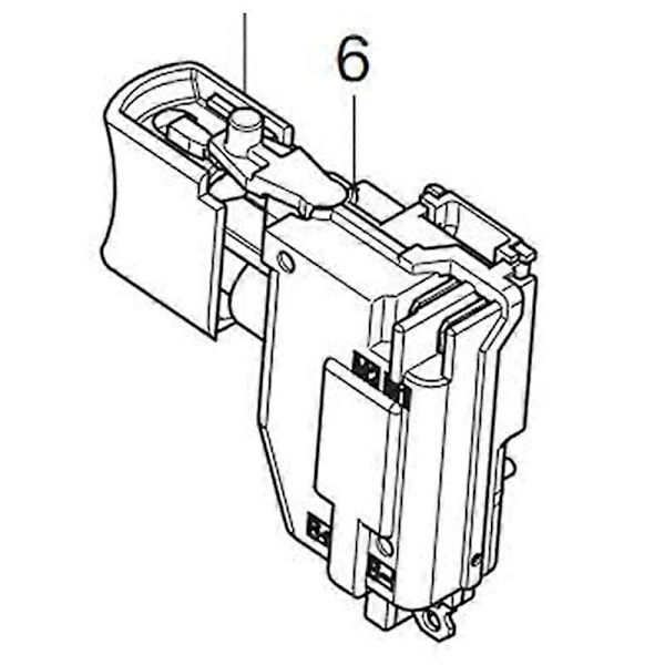 Strömbrytare för Makita 650753-7 6507545 DHP482 DF482D DDF482 DDF482RME DDF482Z DHP482RME DHP482Z DHP482RA