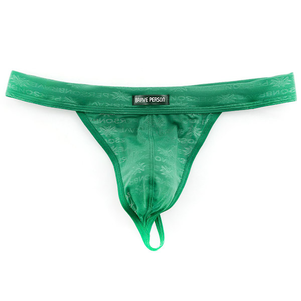 Miesten Alusvaatteet Urheiluhousut Jockstrap Seksikäs Nopeasti Kuivuva Stringit # 6-Vihreä # 6-Green M