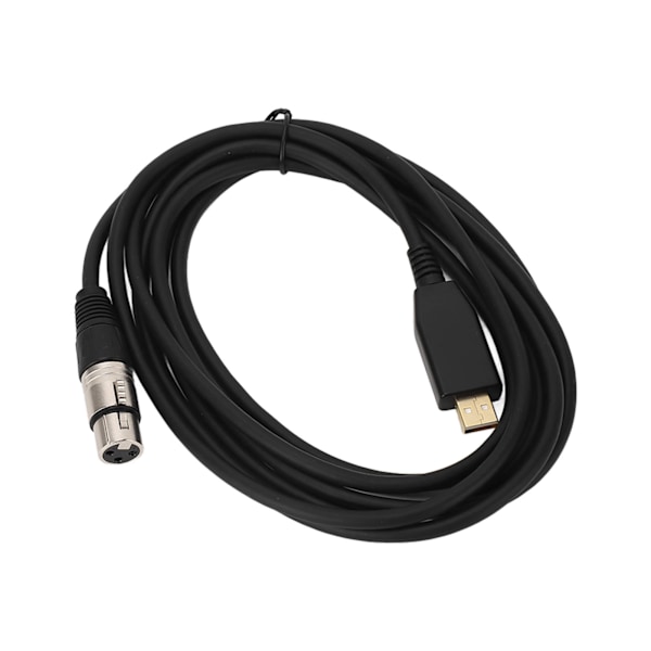 USB-mikrofonkabel USB til XLR-hun-mikrofonforbindelseskonverterkabel Mikrofonadapterkabel