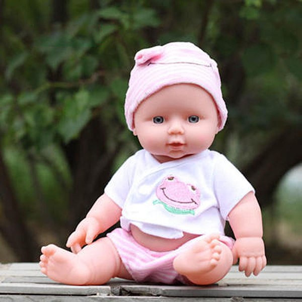 30cm Dukke Baby Doll Leke Myk Vinyl Naturtro Baby Leker for Barn Gutter Jenter