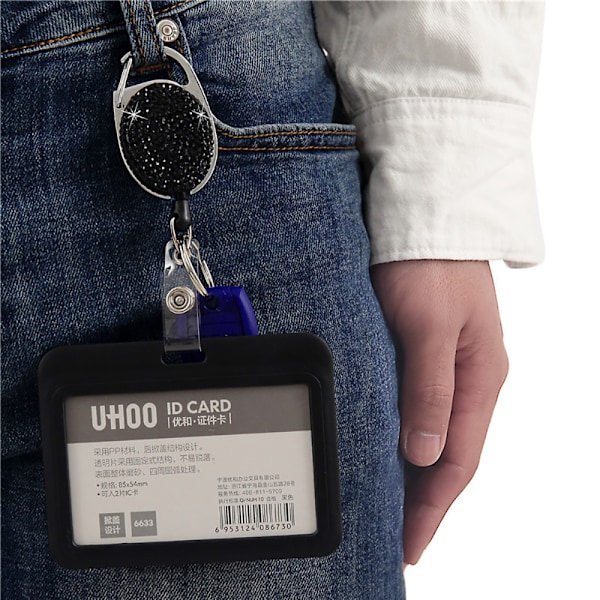 Retractable avainrengas 3 kpl JoJo ID-kortin pidike Retractable Key Jojo Glitter Retractable avainrengas ID-kortin pidike Retractable Yo-Yo