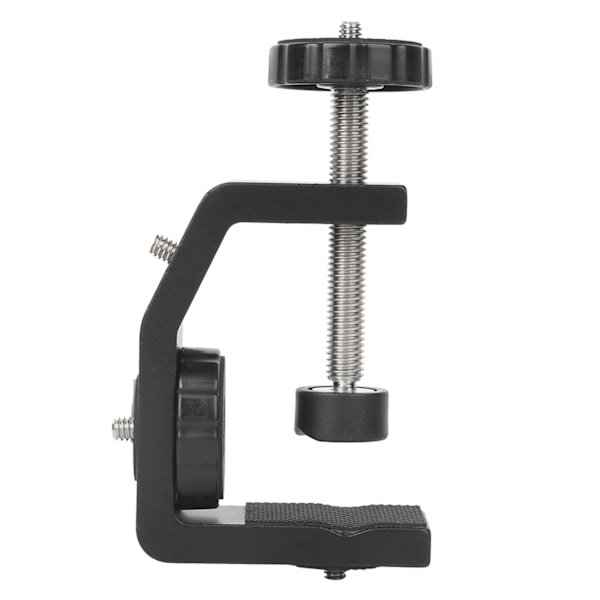 Large Aluminium Alloy Black C Clamp Mount Fixed Desktop Bracket for Flashlight Camera Tripod Photography