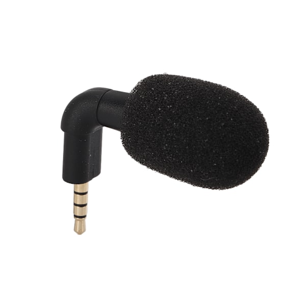 Mini Omni Directional 3.5mm Jack Mikrofon 360° Surround Radio Bærbar Lydmikrofon for Smartphone