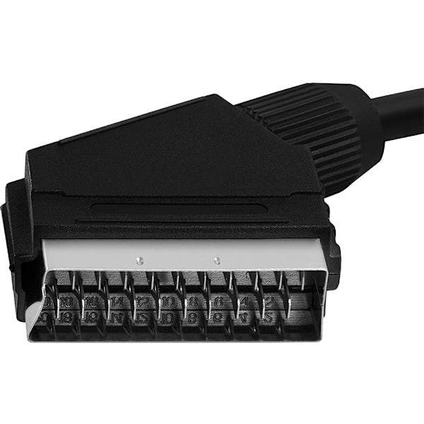 Spelkonsol PS2 Broomhead-kabel AV-kabel kompatibel med PS3/PS2/PSOne PAL (ej för HDMI) - Svart